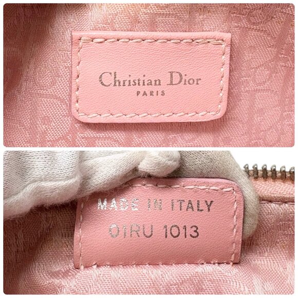 Christian Dior Vintage 2003 Distressed Floral Denim Mini Saddle Bag [106219] - Picture 15 of 15